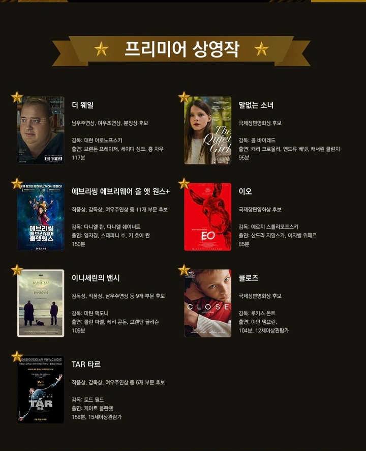 CGV 아트하우스 2023 아카데미 기획전 | 키노라이츠 커뮤니티